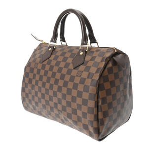Louis Vuitton Handbag Speedy Damier Canvas Brown